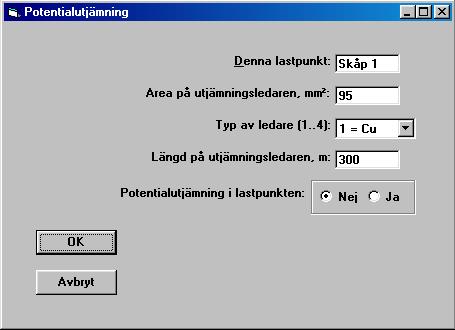 28 Om flera olika alternativ har kryssats för väljer NETKOLL automatiskt det som ger lägsta strömvärdet. Det visas med röd färg i bilden. När man trycker OK sparas bara detta förläggningssättet.