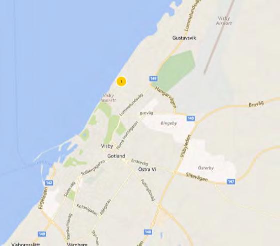 Visby Norderstrand 1:21, Gotlands kommun Underlag Översiktlig besiktning är utförd 2017-03-23 av Anders Almqvist. Nedan följer en sammanställning av övriga underlag som använts vid värderingen.