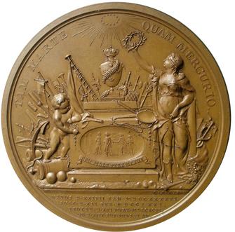 700 700 Konungens död och begravning 1792. Av C. H. Küchler. Brons. 56 mm.