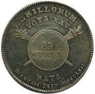 Kristian I. Nr 40. Johan II. Nr 43. Kristian II. Nr 54. Ulrika Eleonora.