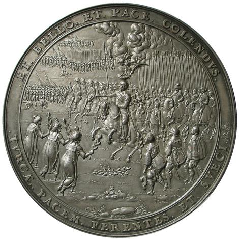 Konstnären var den tyske guldsmeden och medaljgravören Sebastian Dadler (1586-1657).