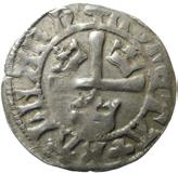 Örtug med krönt spegelvänt uncialt E)(kors inom inre ring.  ALBERT DEI GRACIA)(ALBERT DEI GRACIA. LL 6b.