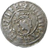 En krona lagd på den nedre korsarmen. MONETA KALMARN)(MONETA KALMARN. LL 7c. 1,45 g. R.