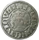 ALBERTVS REX)(MONETA SWECIE. LL 9a. 1,35 g. R. Frånsidan dubbelpräglad. Ex B.