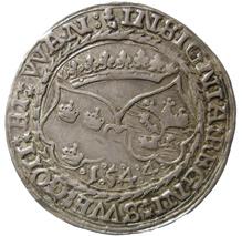 425 425 SVARTSJÖ. ½ daler 1544. SM 164, App 673. 14,21 g. S. Monteringsspår.