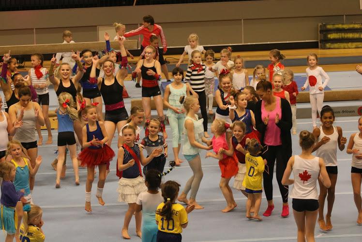 Våruppvisning med OS-tema Den 1 maj visade våra gymnaster upp vad de tränat på under våren.