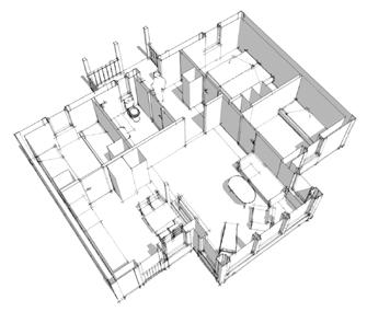 arkitektens idé Tanken med Tännäs 63 var att skapa ett litet hus med en optimal planlösning.