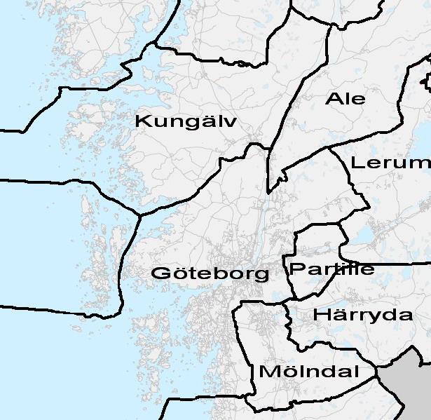 Antal sändningar Figur 4: Karta som illustrerar var leverantörerna till samlastningen kommer ifrån Gods och transporter Antal sändningar till samlastningen under perioden mars 2007 t.o.m. augusti 2008 visas i figur 5.