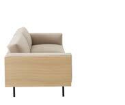here in the combination of wooden details and textiles.