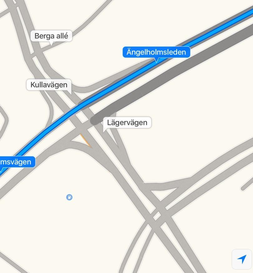 Figur 7-3: Ängelholmsled trafiksignal (TomTom 2017) En annan intressant trafiksignal är Drottninggatan trafiksignal 4.