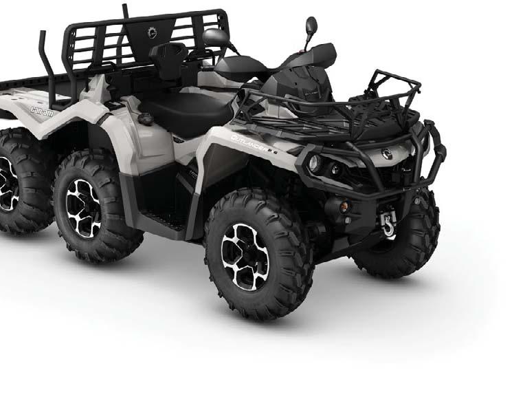 Främre LinQ-räcke på 15 cm och LinQ-fästen 5. Heltäckande bukskydd i 9 mm polyeten 3 1 2 4 4 5 3 1 1 3 2 4 CARGO PACKAGE 1. Sidoväggar och baklucka 2.