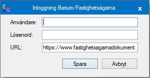 En särskild behörighet används för modulen och du måste ha ett konto hos Fastighetsägarna.