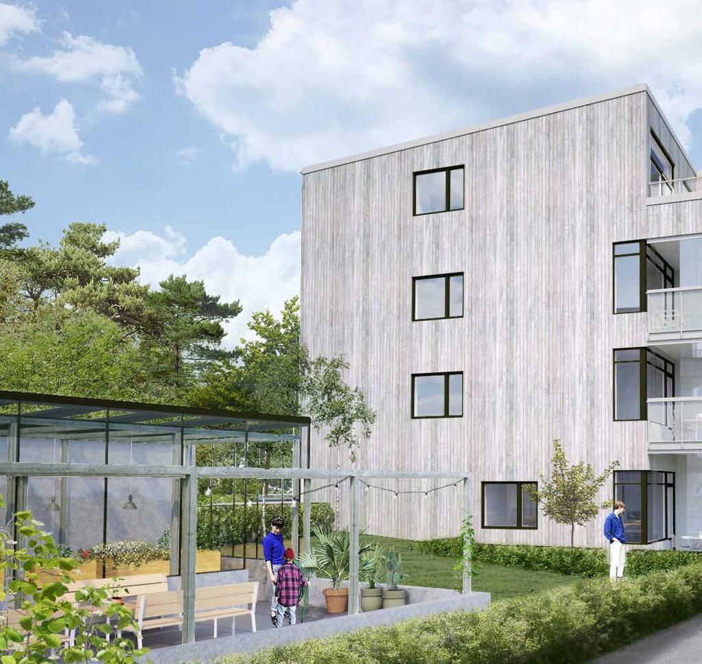 FÖREIES ADEES EA UTERUM I Brf Vårbjörken finns det ett gemensamt uterum.
