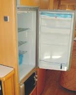 Med ett kylskåp på 145 liter och ett 30 liter stort frysfack, blir besöken i livsmedelsaffären inte lika täta. 6.