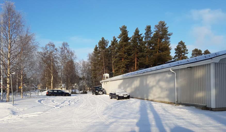 Figur 7 Byggnad inom Humlan 2 planeras tillbyggnad på 31x7 meter mot Tallvägen. Planbestämmelser Detaljhandel (H ) Inom kvartersmark med beteckning H tillstås verksamheter inom detaljhandel.