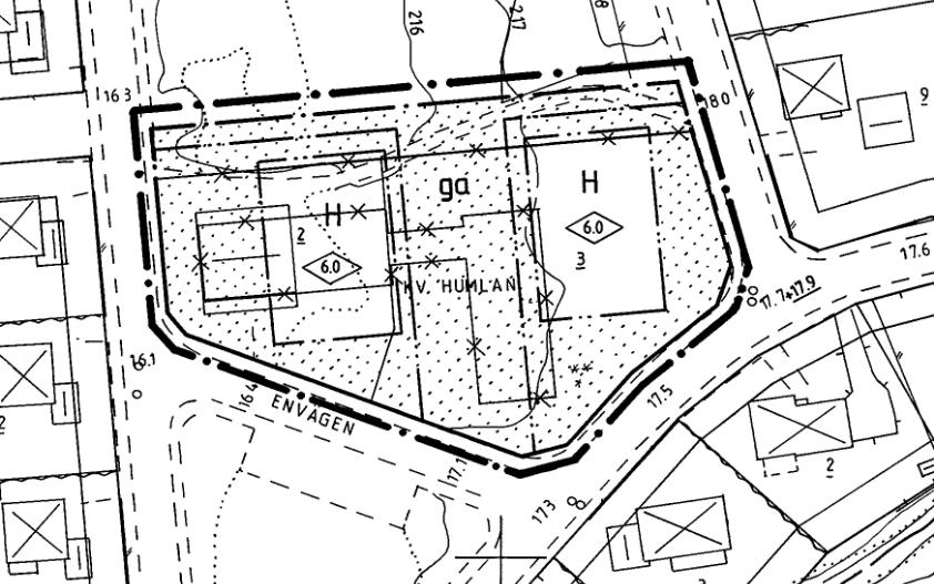 Förslag till ändring av stadsplan för kvarteret Humlan m.m. Norrmalm, Lycksele tätort, Lycksele kommun, Västerbottens län.