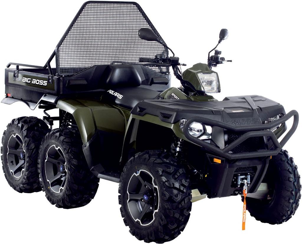 (cc): 760 twin Bränslesystem: EFI med 40 mm spjällhus Drivsystem: Automatisk PVT 4x6/6x6 AWD: Standard EBS: Standard ADC: Standard Fjädring fram: MacPherson, 208 mm fjädring.