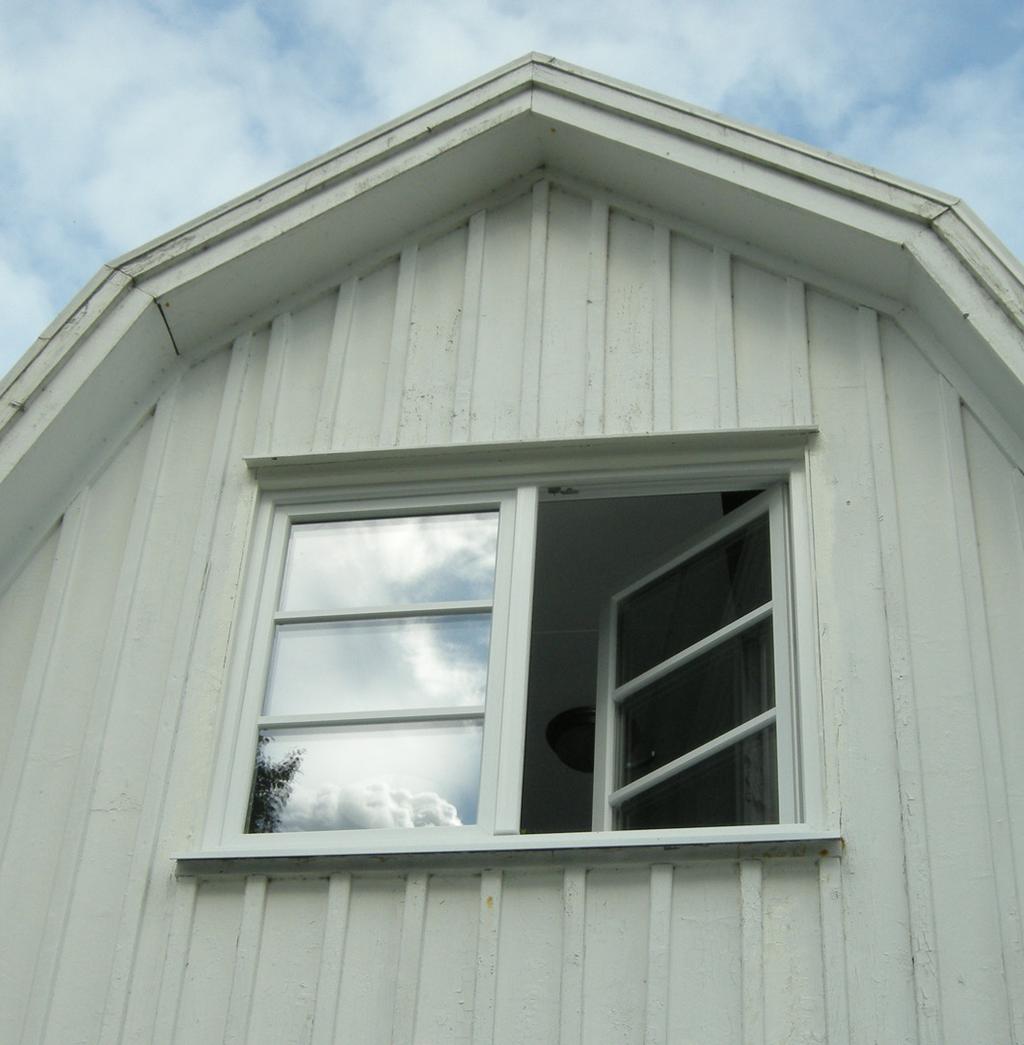 Referenser PVC 2-luft fönster på ovanvåning inåtgående värdringsbara med