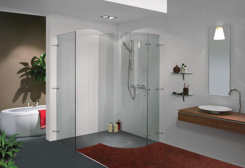 Duschsystem - Vite bad Vite bad Vite bad - transparent och elegant Med vite beslag skapar du din egen walk in dusch.