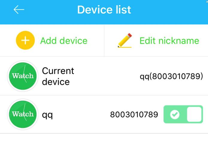 adderas till kontot I denna meny. Klicka add device och följ instruktionerna.