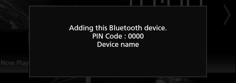 Bluetooth-kontroll Registrering från Bluetoothenheten Det är nödvändigt att registrera Bluetoothljudspelaren eller mobiltelefonen på denna enhet för att kunna använda Bluetoothfunktionen.