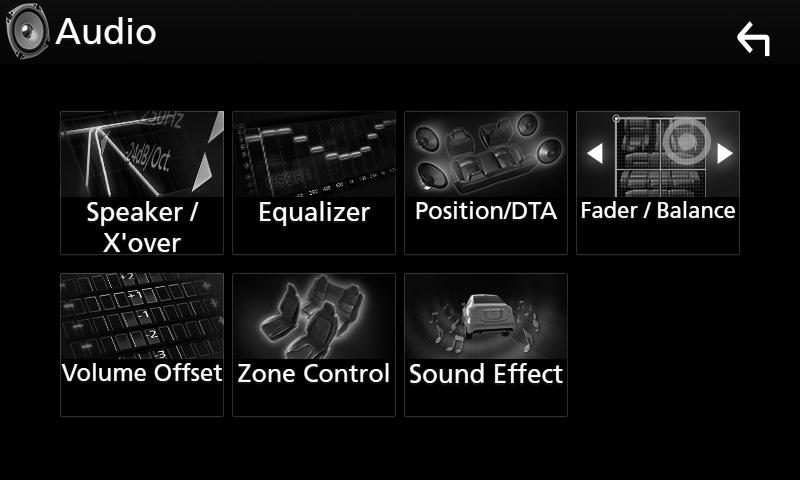 Ljudkontroll Ljudkontroll Notera: Varje åtgärd i det här avsnittet kan startas från flerfunktionsmenyn.