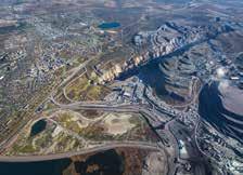 VÅRA GRUVOR LKAB bryter järnmalm på tre verksamhetsorter. I Kiruna och Malmberget sker gruvbrytningen under jord på över 1 000 meters djup. I Svappavaara bryts malmen i dagbrott.
