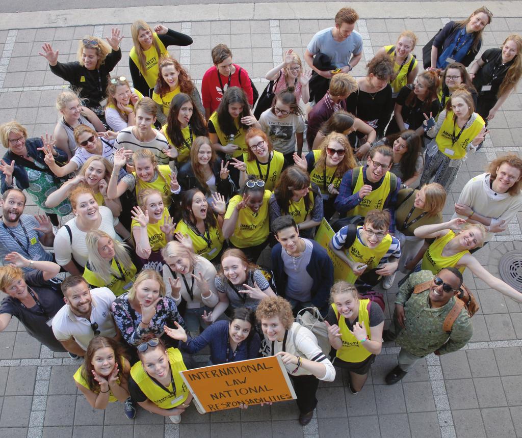 Ansök om att få representera Amnestys Finländska sektion på Nordic Youth Conference De nordiska länderna ordnar varje år en ungdomskonferens som fokuserar på mänskliga rättigheter.