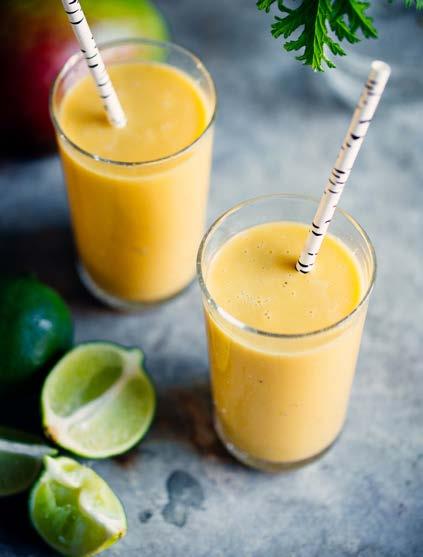 0,4 mg C-vitamin: 18,8 mg ekv: 0,056 kg mangosmoothie med lime &