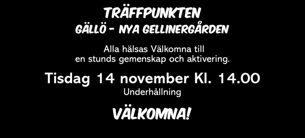 Alla hälsas Välkomna till en