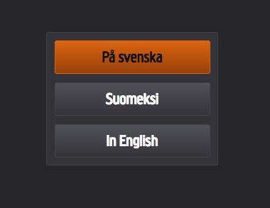 Ange det användarnamn och lösenord som du fått på mejl eller sms. Du behöver koderna då du använder tjänsten första gången.