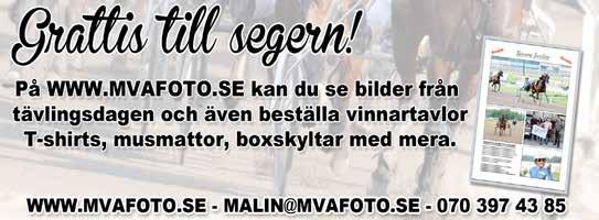 e Look de Star - : -0-,a 00 : 0--,a 00 Tot: -- Sneezer Sand e Sierra Kosmos Ottosson D Kr /0 - / 0, c c 0 Uppf: Sohlström Jan, Carlsson G & Karlsson A Ottosson D Kr 0/0 - / 0, ag c c 0 Äg: Svanhall