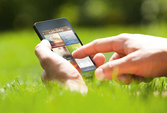 TEKNISK UTRUSTNING HobbyConnect/ MyHobby -appen M2M-systemet HobbyConnect är speciellt utvecklat för fritidsfordon och gör det möjligt att även styra hela den interna tekniken via mobila enheter som