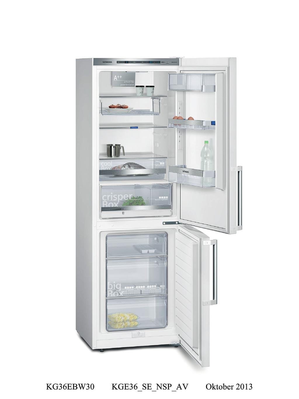 Konventionell ugn. 4 ugnsfunktioner: över-/ undervärme, separat undervärme, stor variogrill, liten variogrill. Löstagbara ugnsstegar. Ugnsbelysning: 1 st (40 W) placering upptill. Cylindervred.