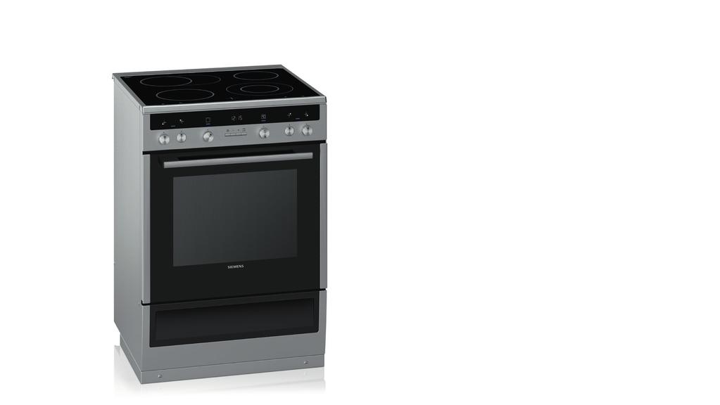 SPIS, E-KLASS A, Mod. HA744530V Energieffektivitetsklass A. Glaskeramikhäll. 4 steglöst reglerbara highspeed kokzoner, varav 2 variabla - 1 stor rund och en oval. Ugnsvolym 66l.