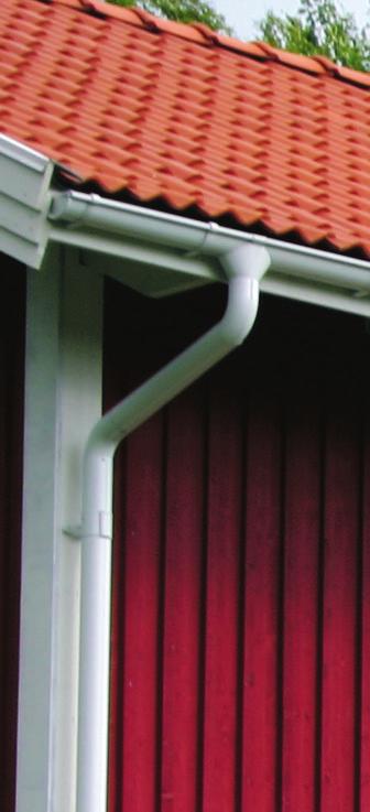 Takpannor: Takpannorna är tillverkade av betong.