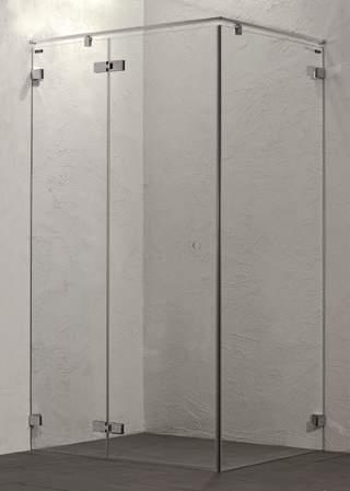 collection 2 pendeldörr med fast parti och skärmvägg dörrsida upp till 180 cm,