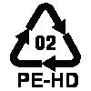 Plast-lathund = relativt bra plasttyp = OK plasttyp = sämst plasttyp, undvik denna Symbol Plasttyp Bedömning PET = polyetylentereftalat PE-HD = polyetylen hög densitet PVC = polyvinylklorid (också