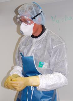 Virusisolering på TB-lab