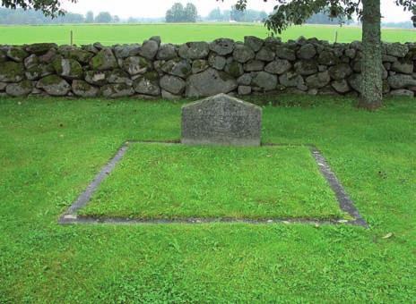 grus för att återställa graven.