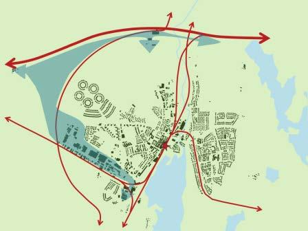 Fördjupad översiktsplan för Alvesta tätort Samrådshandling UTVECKLINGSSTRATEGI Alvestas skala och karaktär Alvesta har en småstadskaraktär.