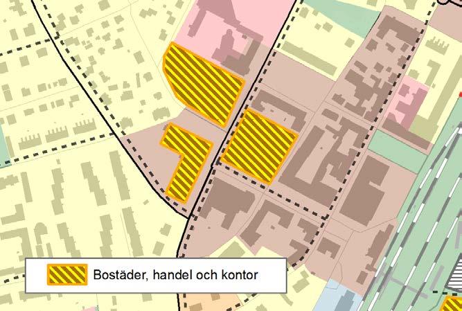 För att uppnå hög exploateringsgrad kan övervägas att bebyggelsen i vissa delar tillåts vara högre än omgivningen. Det är viktigt att beakta att god utemiljön för de boende kan ordnas.
