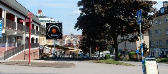 Fördjupad översiktsplan för Alvesta tätort Samrådshandling Centralgatan och Centralplan I förslaget breddas dagens allé på Centralgatan något och en cykelbana tillskapas norr om körbanorna.