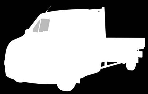 Mått 3900 X 2100 Lastvikt: 1200 kg Nissan NV400 Volymskåp Spoiler på hyttak samt sidewings utmed hyttsidor Bakgavellyft Zepro ZU-750 med