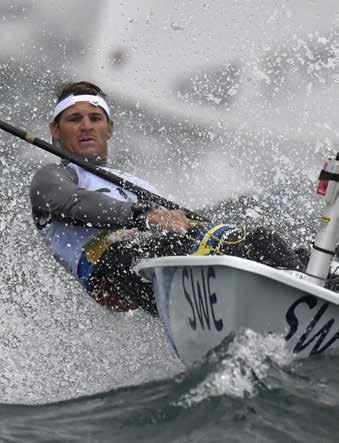SVENSK SEGLING: OS I RIO I 470 gjorde Anton Dalberg sitt tredje OS och med sina 31 år var han Sveriges äldsta seglare i Rio de Janeiro.