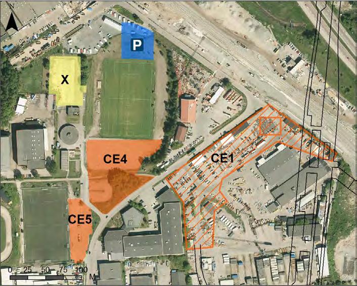 Samtliga arbetstunnlar kan komma att användas under hela byggtiden för tunnelbanan. Huvuddelen av berget kommer emellertid att tas ut via arbetstunnlarna A2, B1 och C4.