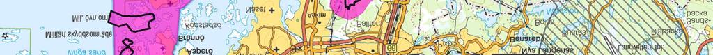 bebyggelse och över 45 m inom