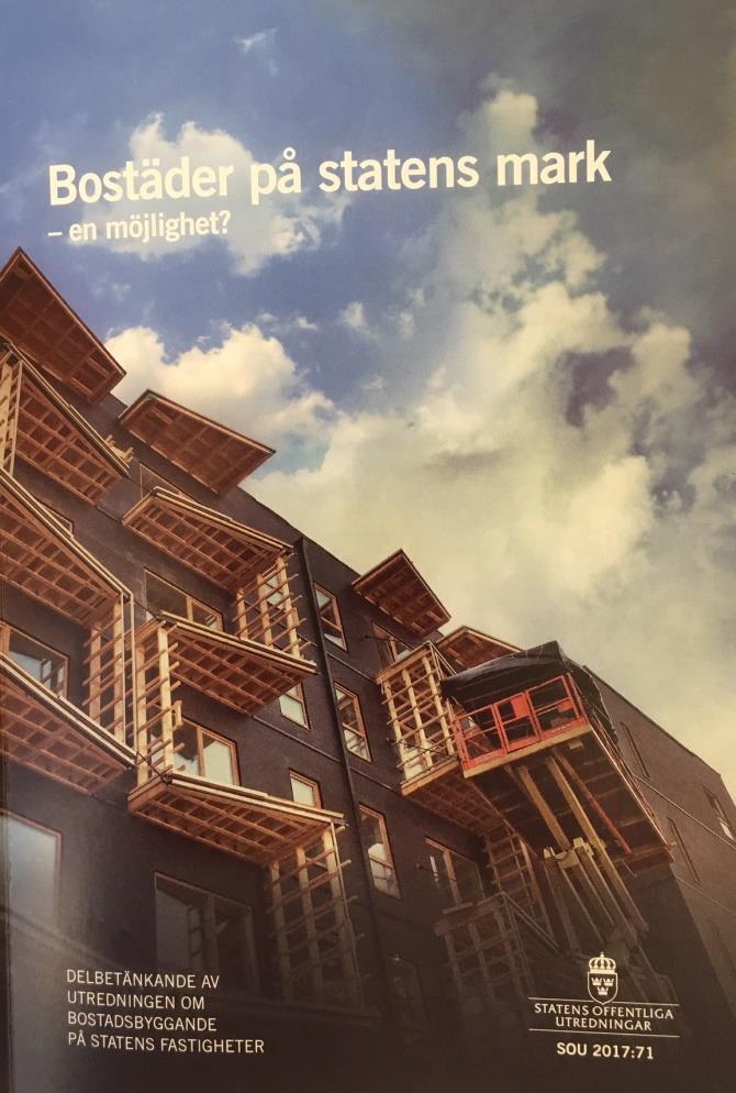 Bostäder på statlig mark Fördjupad inventering av den statlig mark som kommuner bedömt som lämplig att bygga bostäder på I de fall förhandlaren bedömer att bostadsbyggande är lämpligt på en fastighet