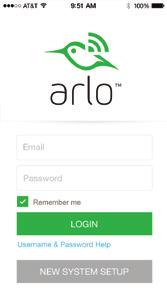 Hämta appen Skaffa ett konto För att få ut det mesta möjliga hämtar du Arlo-appen till din smarttelefon genom