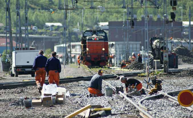 Verksamhetens resultat Verksamhetsöverskridande arbete Arbetet med inriktningen av FoI-miljöerna inom järnvägsområdet har lett till slutsatsen att Trafikverket är den enskilt största finansiären i